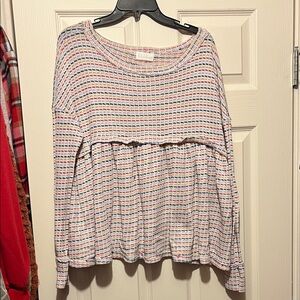 Elle Rae Oversized Knit Top - Size M
